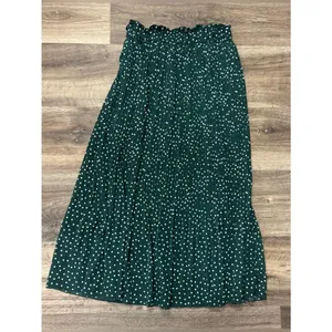 Exlura High Waist Polka Dot Pleated Skirt Midi Swing Skirt Women’s Medium thumbnail 2