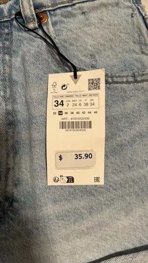 ZARA Denim Shorts thumbnail 2