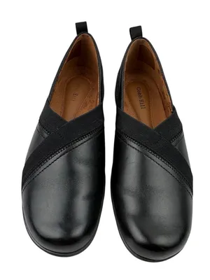 -Cobb Hill by Rockport Penfield Envelope Slip On Black Leather Comfort Shoe 9W thumbnail 2