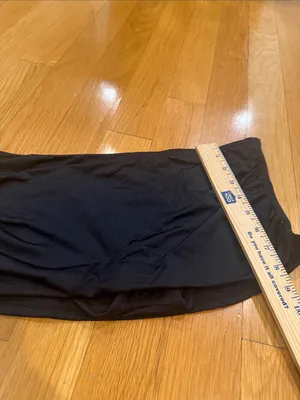 Mossimo supply co black swim skirt size large . thumbnail 4