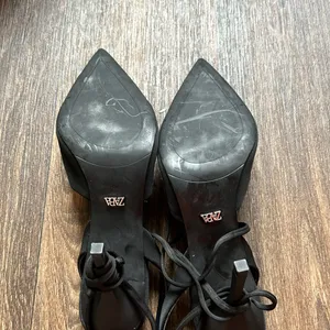 Zara Jeweled Heels thumbnail 6