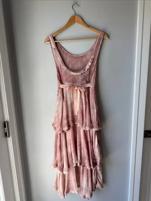 Free People New Romantics Boho Maxi Tie Dye Dress thumbnail 4
