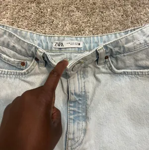 high waist Denim cut off jeans shorts thumbnail 5