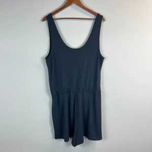 Abercrombie & Fitch Romper Womens‎ XLT Black Elastic Drawstring Waist Shorts A&F thumbnail 6