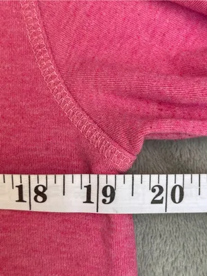 Peter Millar Women’s Heathered Pink V-Neck Shawl Collar pullover sweatshirt M thumbnail 5