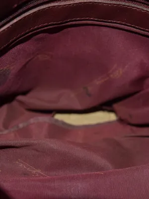 Vintage Aigner-Signature Burgundy Shoulder Bag thumbnail 4