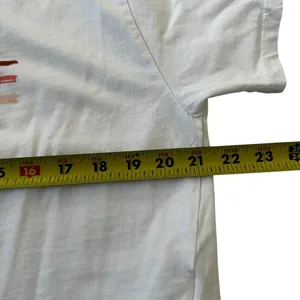 Rip Curl White Printed Crop T-shirt Women Size Medium | 6-36 thumbnail 7