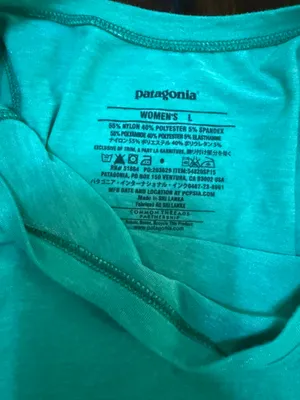 Patagonia Women's Large Sleeveless Tank Top in Teal Green thumbnail 3