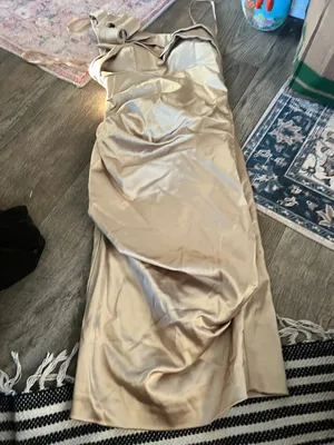 Cache gold one‎ shoulder dress size 2 thumbnail 3