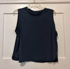 Zyia Active Heathered Navy Fierce Muscle Tank Women's Plus Size 2XL Activewear thumbnail 1