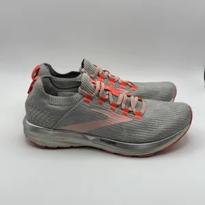Brooks‎ Shoes Womens 8.5 Ricochet 2 Running Low Sneakers 1203031B098 Grey Fabric thumbnail 4
