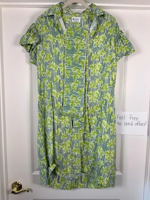 Holly Shae Masters Themed Dress Green thumbnail 1