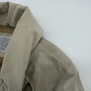 GEOX Respira Womens Beige Utility Jacket Size 8 Breathable Windproof Coat W5220D thumbnail 3