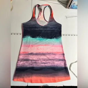 Lululemon ** Unicorn! ** Cool Racerback II Nulu Beachscape‎ thumbnail 8