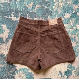 Free People We The Free Tippi Vegan Suede Shorts in Chicory Coffee - 27 thumbnail 6