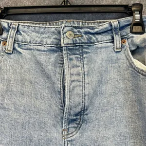 OLD NAVY Jeans Women's Size 18 Blue Denim Distressed OG High‎ Rise Straight Leg thumbnail 15