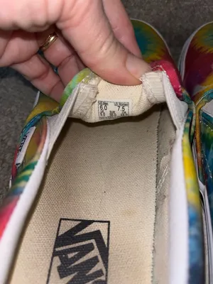Vans Classic Slip Tie Dye True White Canvas Size 7.5 Women's/ 6 Mens Sneaker thumbnail 4
