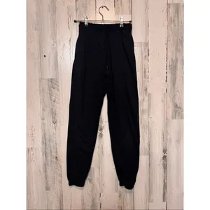 Refuge Athletics Boyfriend Jogger Pants XS Black Elastic Waist Casual Lounge Jog thumbnail 2