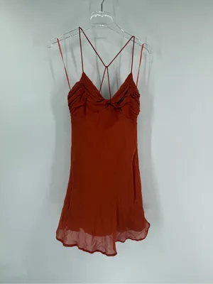 ANTHROPOLOGIE Twist-Front Slip Mini Dress-Size‎ 6 thumbnail 6