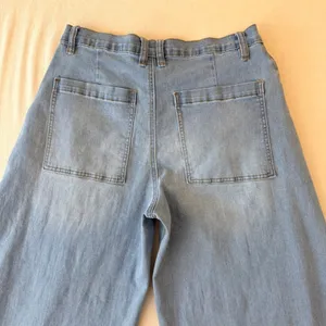 Zigoss Seam Detail Barrel Leg Jeans Women 7/28 Blue thumbnail 5