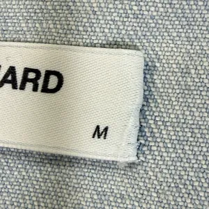 Amanda Uprichard Denim Jumpsuit Light Wash Wide Leg Sleeveless V-Neck Medium thumbnail 3