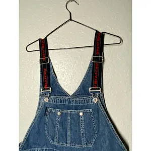 Vintage 90's DKNY Women's Blue Overalls Cotton Streetwear Casual thumbnail 3