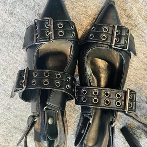 Source Unknown Unbranded Women's Black Mules thumbnail 2