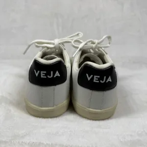 Veja Esplar Leather Sneakers Extra White Black Womens Size 7 EUR 38 Low‎ Top thumbnail 7