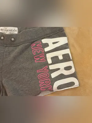Aeropostale Women’s Gray 'AERO New York' Lounge Shorts Size Medium thumbnail 2