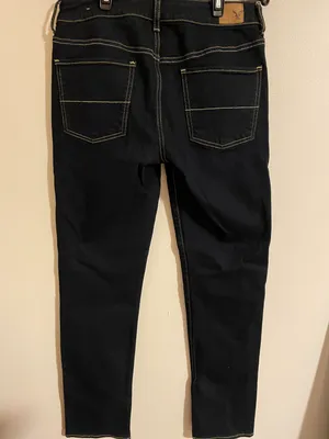 American Eagle NEW Women’s Straight Dark Wash Denim Jeans thumbnail 3