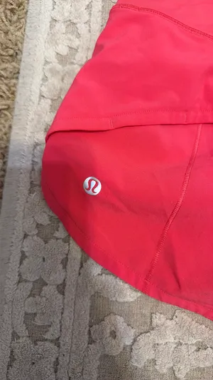 lululemon pink speed up shorts  thumbnail 2