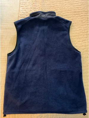 Vineyard Vines Navy blue fleece vest thumbnail 5
