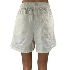 Madewell Garment-Dyed Women's White Pull On High Waisted Utility Shorts Size 29 thumbnail 4