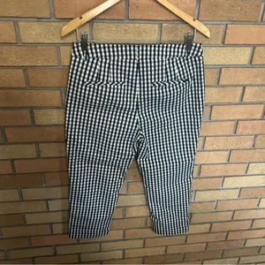 White House Black Market Gingham Slim Crop Pants Women’s Size 6 Preppy Plaid thumbnail 5