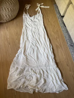 Reformation  Tie-Shoulder Ruffle Midi Dress thumbnail 1