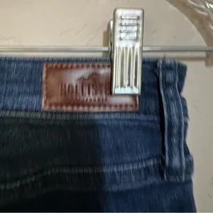 Hollister High Rise Flare Raw Hem Denim Jeans‎ thumbnail 11