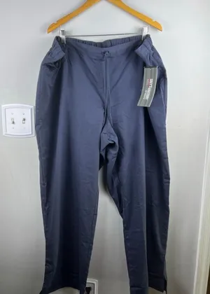 Grey’s Anatomy by Barco 5-Pocket Drawstring Scrub Pants Steel Blue 4XL NWT thumbnail 1