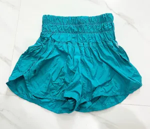 Women’s Free People Movement The Way Home Tropical Teal Active Shorts - Small thumbnail 1