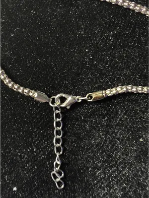 Vintage Necklace Trinity Broadcasting Network Cross Dual Tone Pendant thumbnail 6