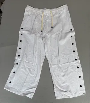 Women's Pull On Drawstring Waist Below Knee Wide Leg Capri Size XXL #260800 thumbnail 1