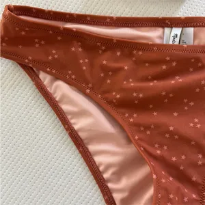 NWT Madewell Second Wave‎ Classic Bikini Bottom in Night Stars Size Small thumbnail 2