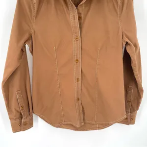 MADEWELL Darted Button-Up Shirt in (Re)generative Chino Western Long Sleeve thumbnail 8