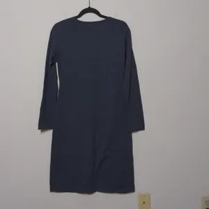 Garnet Hill Modern Merino Sweater Dress in Gray -Size S - EUC thumbnail 3