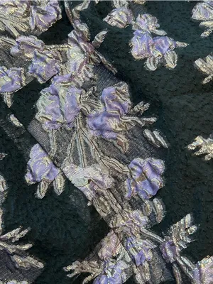 Lulus NWT two piece invite list Floral Jacquard dark romance gothic glam dress M thumbnail 9