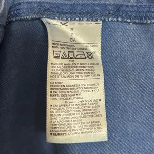 Old Navy Shirt Dress Blue Fortune Tencel Lyocell Utility Tie Waist Work CasualS thumbnail 8