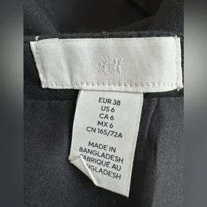 H&M Classic Black Mini Skirt Size‎ 6 thumbnail 7