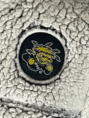 Champion Wichita State University WSU Women’s Full Zip Sherpa Fleece Jacket M thumbnail 2