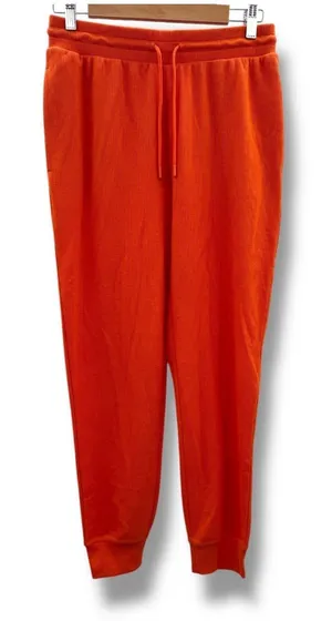 Aritzia Sunday Best Joggers Women's Medium Orange Waffle Knit Lounge Pants‎ thumbnail 1
