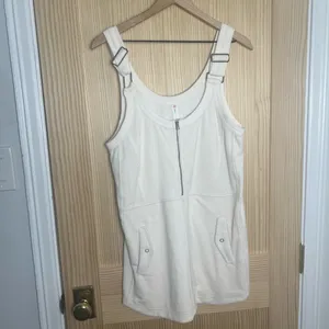ANTHROPOLOGIE- Daily Practice Jockey Mini Dress Ivory Size S thumbnail 2