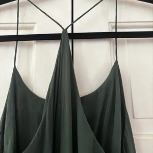 Pink Stitch Forest Green High‎ Low Hem Midi Dress Maxi Flowy Size 2 EU 34 AUS 6 thumbnail 7